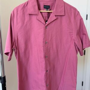 Club Monaco Casual Button Down Oxford in Rose Pink NWT